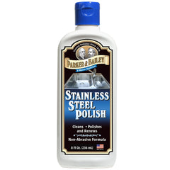 PARKER & BAILEY Stainless Steel Polish - Best Stainless Steel Cleaner for Appliances Sink Grill Cookware Clean Polish Restore Kitchen Cleaning Supplies Stain Remover Stainless Steel Cleaner and Polish