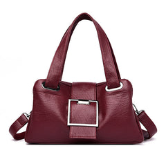 Fashionable European American Style Leather Handbag