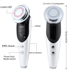 EMS Beauty Device with RF and Microcurrent Massage
