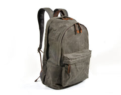 Mu Chuan Waxed Canvas Backpack for Men and Women