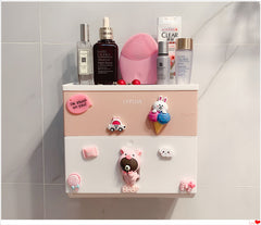 Creative Cute Wall-Mounted Cartoon Tissue Box Holder