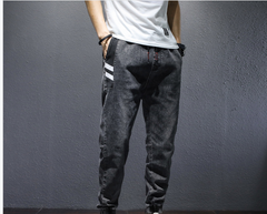 Men's Casual Long Trousers for Workwear and Footwear