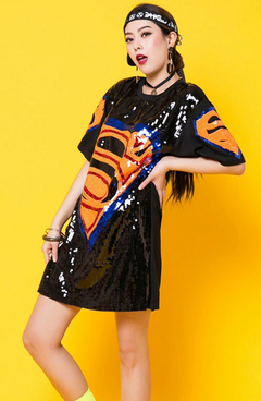 Sequin Dress for Dance Performance Costumes
