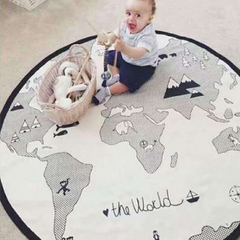 Adventure World Map Carpet - Earth Game Mat