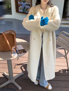 Lapel Pure Desire Trench Coat for Commuters