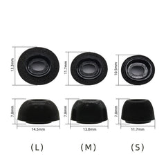 Soft Silicone Ear Hooks and Noise-Canceling Ear Tips