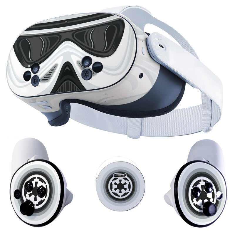 Wrap Skin Sticker Kit Compatible with Meta Quest 3S VR Headset - Star Storm Virtual Reality Accessory - Easy-to-Apply VR Protector Skin Covers