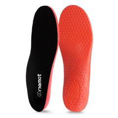 riemot Fitness Running Insoles for Men Comfortable Arch Support Inserts Plantar Fasciitis Relief Insoles Cushioning Athletic Gel Insoles for SneakersHiking Shoes Black US10.5/ EU43.5