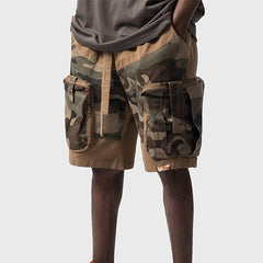 Men's Multi Pocket Camo Cargo Shorts