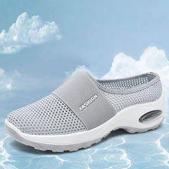 Breathable Mesh Half Support Women's Casual Shoes
