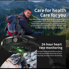 JingTider Rugged Outdoor Smart Watch with AMOLED Display