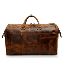 Genuine Leather Large Capacity Travel Handbag