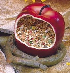 Penn-Plax Garden Cups – for Seed Water and Treats – Great for Small Birds (Parakeets/Budgies Parrotlets Cockatiels Canaries & Finches) – Apple (BA450)