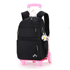 Women's Simple Fashion Trolley School Backpack