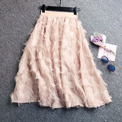 Thin Long Half-Length Skirt for Women