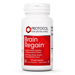 Protocol Brain Regain - Brain Support* - with Phosphatidylserine - Brain Health Supplement* - Vascular Health - 90 Veg Caps