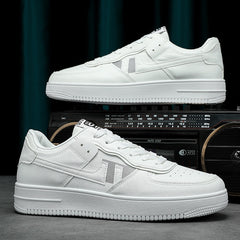 Casual Men's Vulcanized Sneakers - Colorful Canvas Shoes