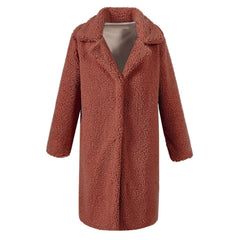 Faux Fur Coat - Winter Lamb Wool Urban Chic Outerwear