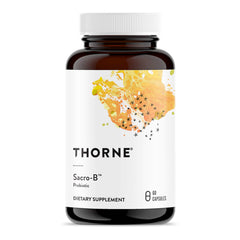 THORNE Sacro-B Probiotic - Support Gut Health Immune Function & Constipation Relief Probiotics - Gluten-Free Health Support - 60 Capsules