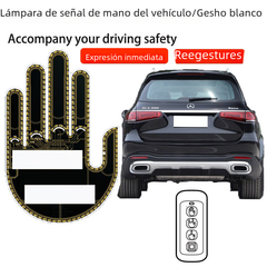 Multifunctional Car Gesture Warning Light for Safety