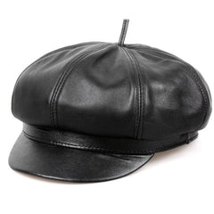 Men's Winter Sheepskin Hat for Outdoor Use
