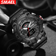 SMAEL Multifunctional Sports Watch for Men, Waterproof