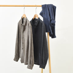 1911 High-Quality Men's Linen Long Sleeve Shirt