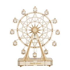 DIY Ferris Wheel Music Box 3D Assembly Model Toy