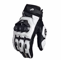 Men's Winter Fleece-Lined Windproof Leather Gloves