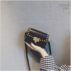 New Rivet Crossbody Bag, French Minimalist Chic