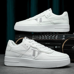 Casual Men's Vulcanized Sneakers - Colorful Canvas Shoes