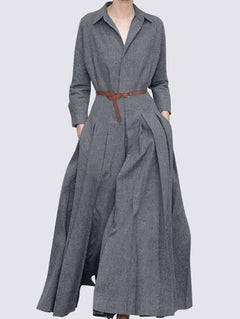Casual Solid Color Dress for Women