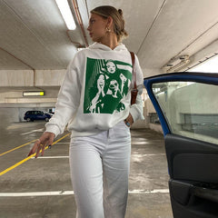 Regular One-Piece White Sweater for Ladies and Students