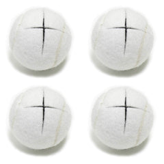 URBEST Walker Tennis Balls 4pcs Walker Tennis Balls Precut Heavy Duty Tennis Balls for Walkers Pre CutPrecut Tennis Balls for Walker Accessories Furniture Legs and Floor Protection (White)