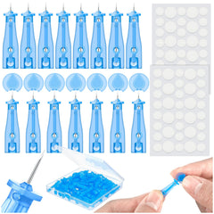Acne Needle Tool 60Pcs Disposable Pimple Needles and 72 Dots Acne Stickers | Blemish and Blackhead Removal Tools