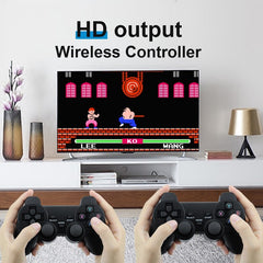 Wireless 2.4G HD Game Arcade with Dual Controllers