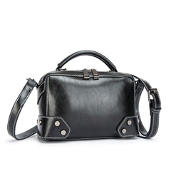Trendy Leather Messenger Bag for Women with Wallet