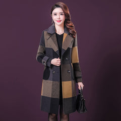 Slim Mid Length All-Match Wool Coat