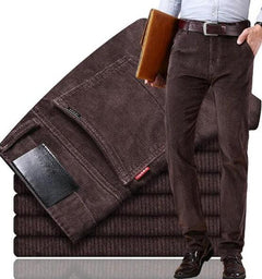 AKRAMAN™ Men's Classic Corduroy Jeans (One Piece)