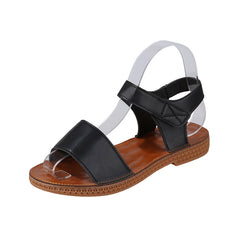 Low-Heel Square Toe Velcro Beach Shoes