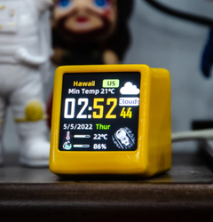 Tecodech Desk Companion Pro - Smart Clock & Weather Display