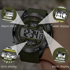 Men's Alloy Digital Watch