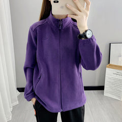 Women's Fleece Jacket - Thick Winter Layering Top