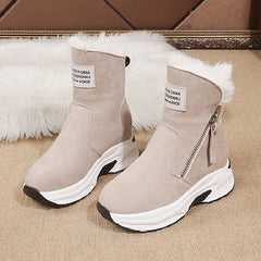 Thick-Soled Plus Velvet Warm Casual Cotton Shoes