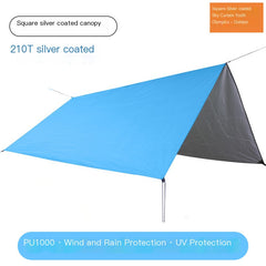 Outdoor Square Silver Coated Camping Tent (Oxford Cloth)