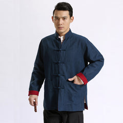 Linen Tang Suit Cardigan for Men