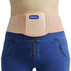 HEERTEEAJ Umbilical Hernia Belt | Abdominal Hernia Belt for Men & Women | Belly Button Umbilical Hernia Binder w/ 1 Hernia Compression Pads | Ventral Epigastric & Post Surgery Support Belts