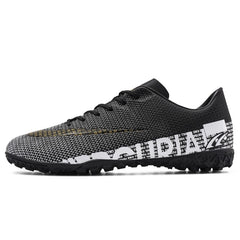 Men's White Football Shoes for Artificial Grass Training