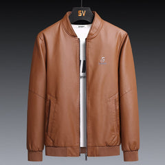 Slim Fit Stand Collar Versatile Jacket