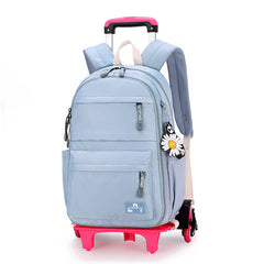 Women's Simple Fashion Trolley School Backpack